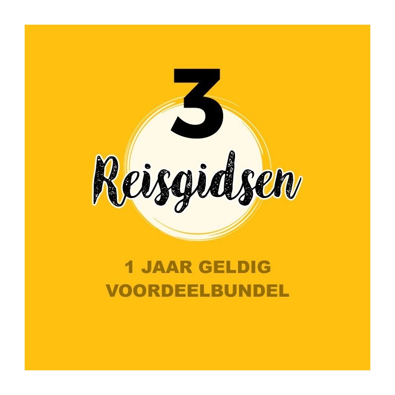 3 reisgidsen naar keuze